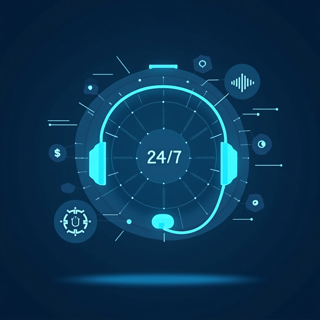 flux dev professional call center concept 247 phone service vi 1